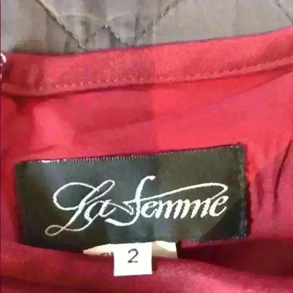 La Femme two piece prom dress - Picture 4 of 6